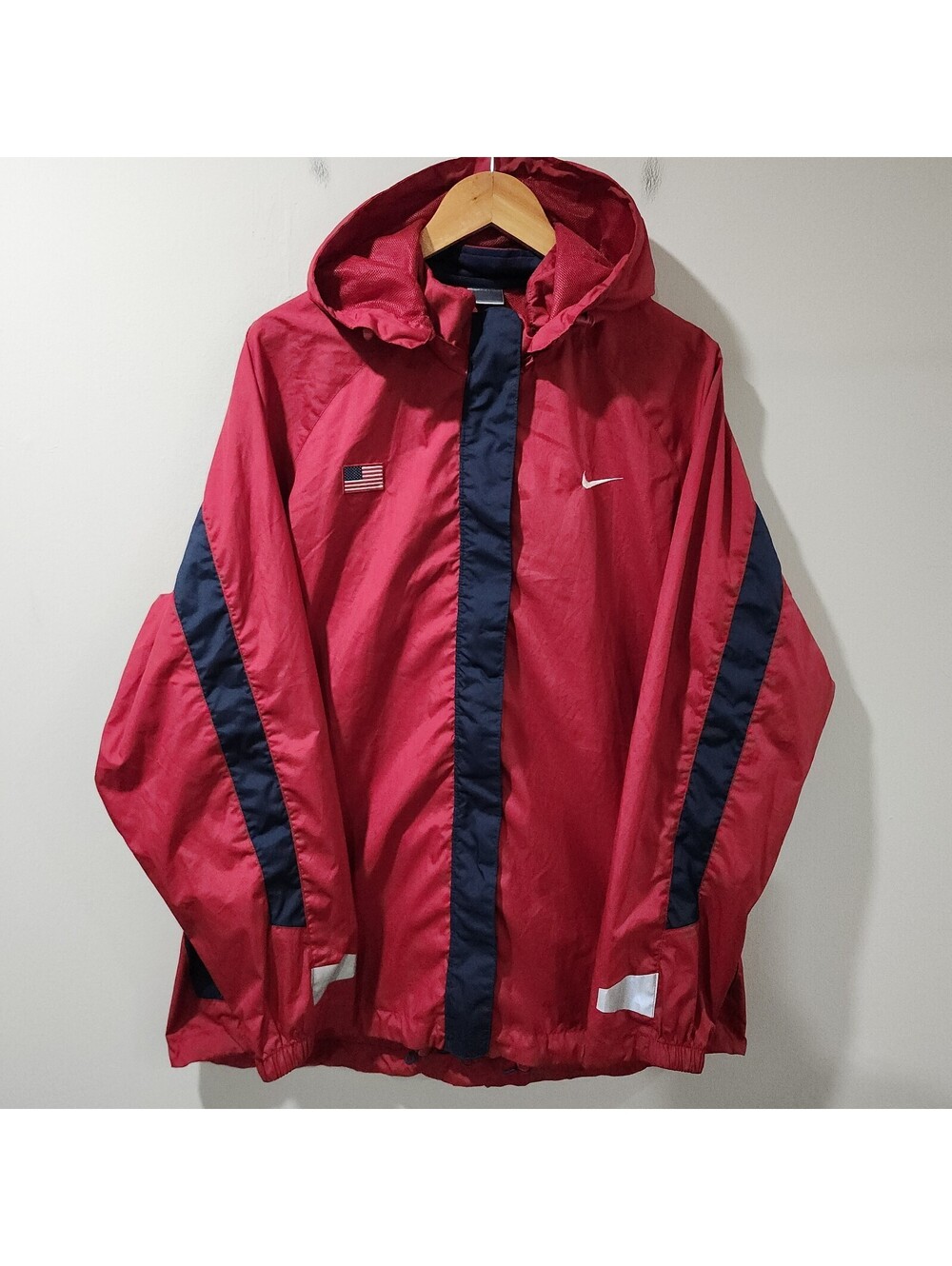 Vintage Y2K Nike USA Track & Field Olympic Jacket Windbreaker Sport Mens 3XL
